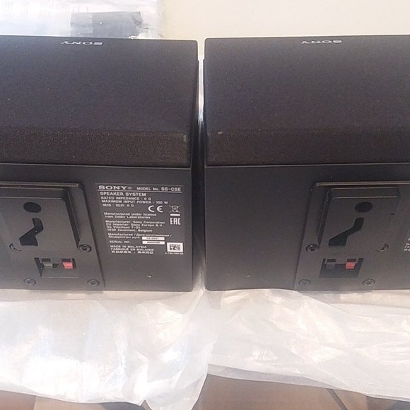 *** Sony SS-CSE Pair Of Dolby Atmos Home Theater Surround Enabled Speakers Black - Picture 3 of 9